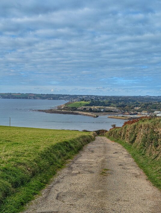 View towards Par docks