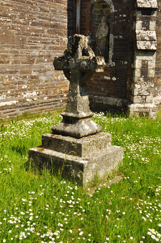Celtic Cross in Werrington Churchyard