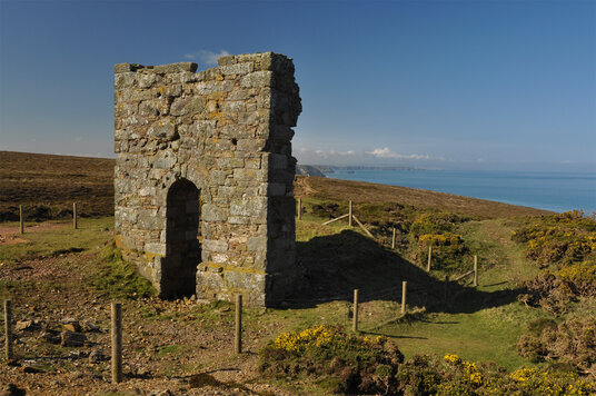 Remains of the engine house at Wheal Charlotte