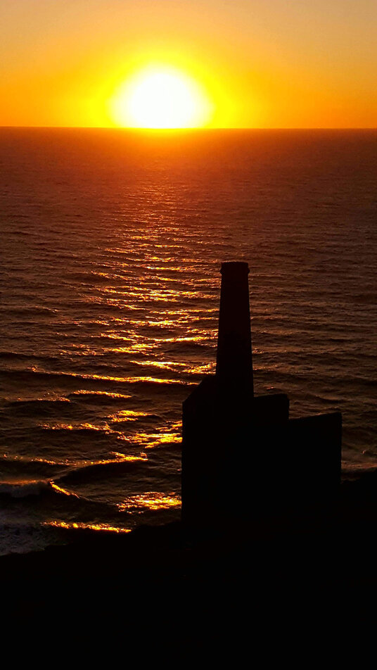 Sunset at Wheal Coates