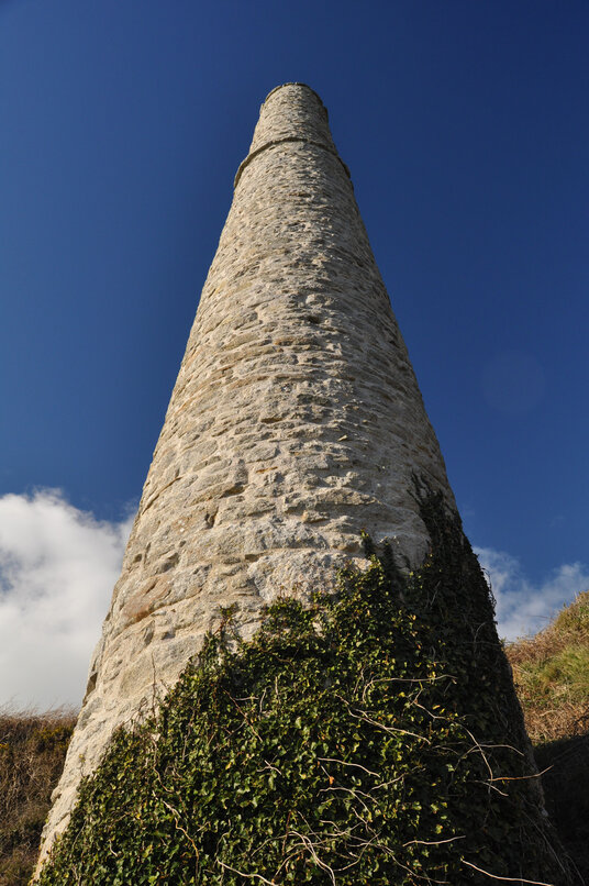 Chimney at Wheal Trewavas