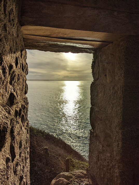View from Wheal Trewavas engine house