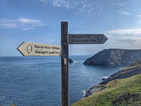Coast path to Willapark
