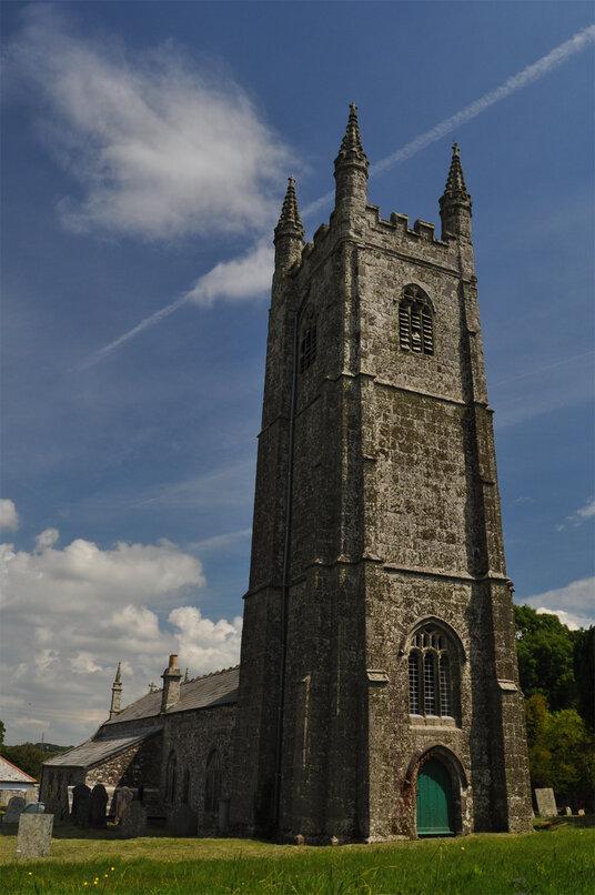 Withiel church tower