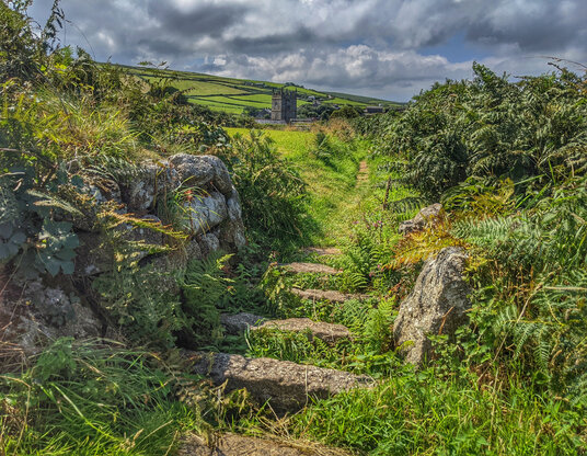 The Churchway path to Zennor